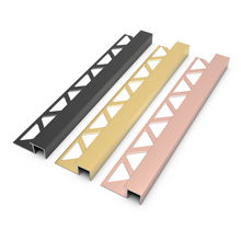 European Style Aluminum Tile Trim Floor Edge Carpet Cover Decoration Profiles