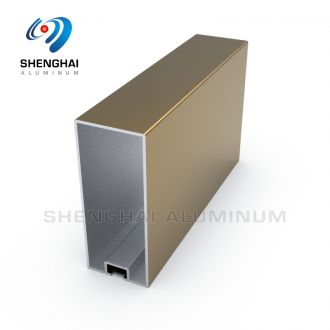 Aluminum Rectangular Shape Tube Profile for Baffle Ceiling