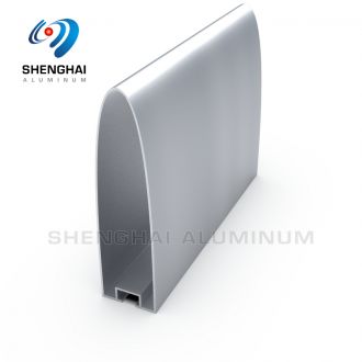 Aluminum Bullet Shaped Profile Suspended Baffle Ceiling