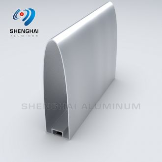 Aluminum Bullet Shaped Profile Baffle Ceiling 150x40