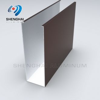 Aluminum square Shape Tube Profile for Baffle Ceiling