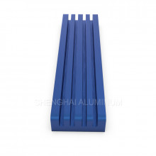 Anodized Aluminum Extrusion Heat Sink Profiles