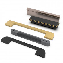 Anodized Powder Coating Aluminum Profile Handle for Door