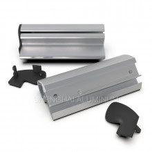 CNC Silver Anodized Combined Aluminum Handles for Europe