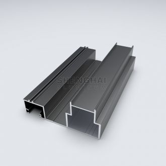 hard anodised aluminium section for door and window