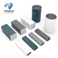 0.6mm Thickness Aluminum Square Pipe Round Tube