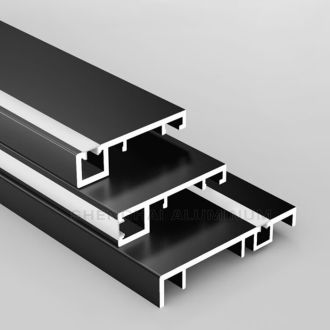 Aluminum Floor LED Skirting Board Profiles