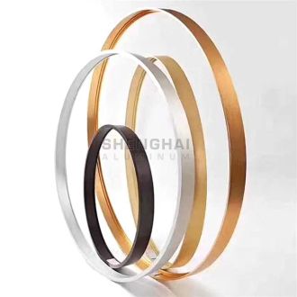 Customized Round Aluminum Picture Frame Moulding