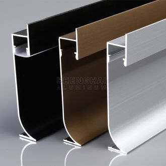 Aluminum alloy skirting board profile