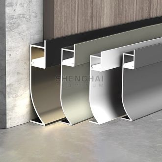 Aluminum alloy skirting board
