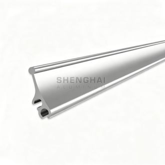 Aluminum awning track for window