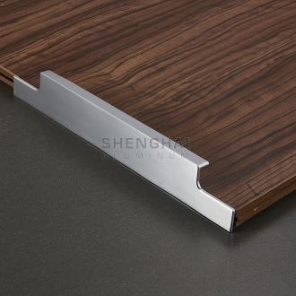 Aluminum edge profile handle wardrobe