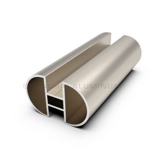 Aluminum extrusion handle for furniture