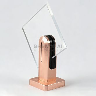 Aluminum glass clamp for stair