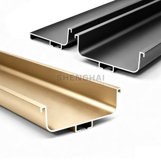 Aluminum invisible cabinet handles