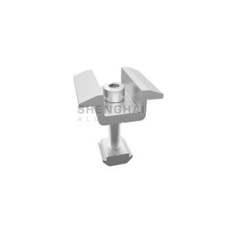 Aluminum mid clamp and end clamp