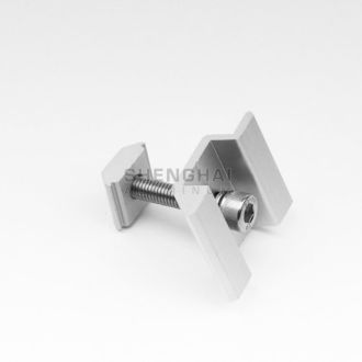 Aluminum mid clamps solar panels