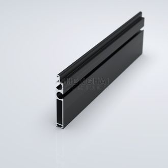 Aluminum rolling shutter end slat bottom profile