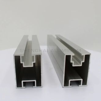 Aluminum solar panel rail mounting kit