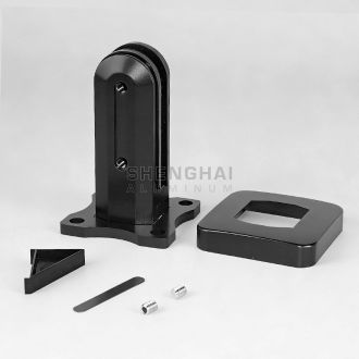 Aluminum spigot Round Glass Clamp