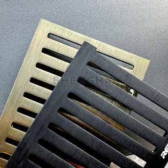 Aluminum stormwater drain for U channel