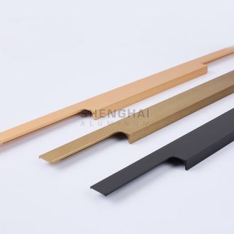 Aluminum Wardrobe Edge Profile Handle