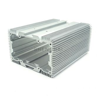 Anodized Silver Aluminum Extrusion Heatsink Surface Profile