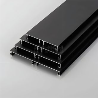 Black Alumininm Skirting Kichen Cabinet