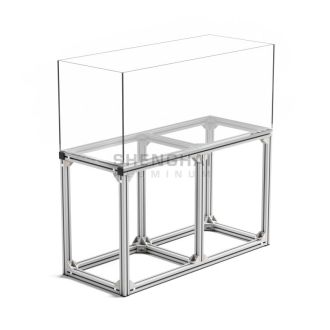 DIY aluminum fish tank frame