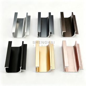 Aluminium G Profile Handle For Wardrobe And Kitchen Cabinet