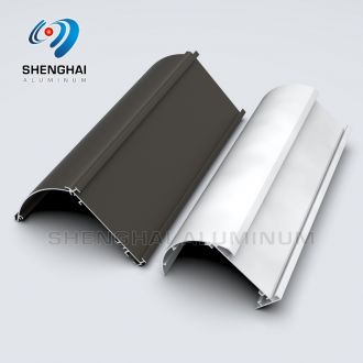 Anodized aluminium rail profile