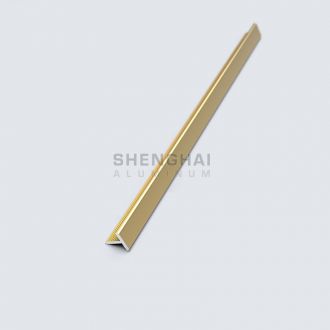 gold anodised aluminium floor tile trim