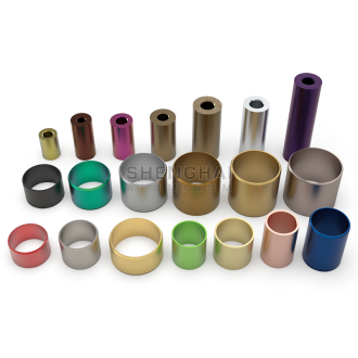 Precision Cutting Aluminum Tube Parts x 20 02 Colorful
