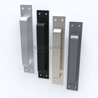 CNC Anodized Aluminum Extruded Handles for Sliding Door