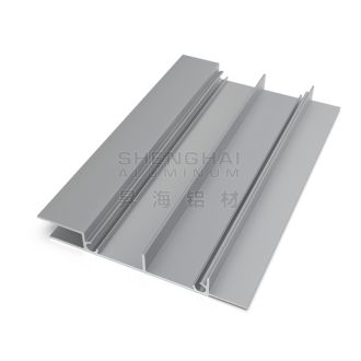 Aluminum ceiling mounted curtain track system