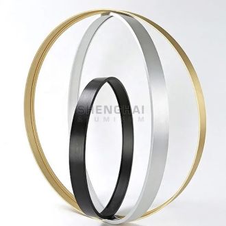 Round aluminium picture frame moulding