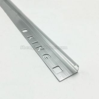 floor brushed aluminium tile trim