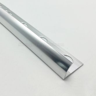 Anodized Silver Aluminum Arc-shaped Edge Trim For Tile