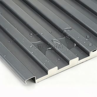 Snap lock insulated aluminum roof