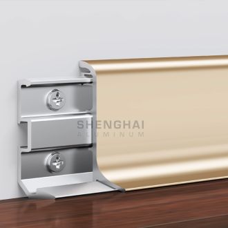 Decoration Metal Line Aluminium Skirting Profile For Wall