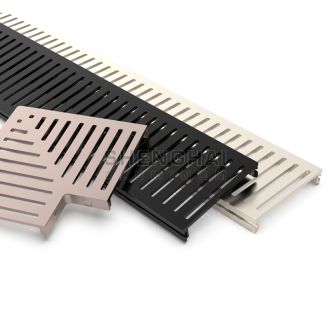 Aluminium Stormwater Drain Grate for U Channel Trench