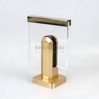Aluminum Spigot Round Stair Glass Balustrade Clamp