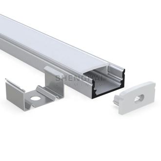 Surface Mounted LED Strip Profile Aluminum Extrusion