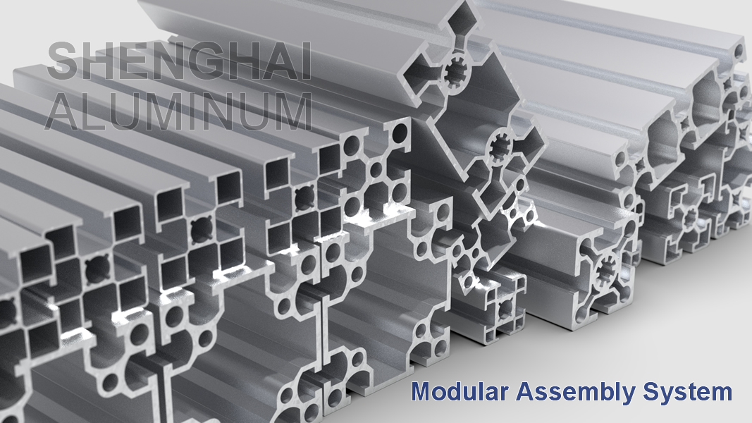 industrial extursion slotted aluminum profile