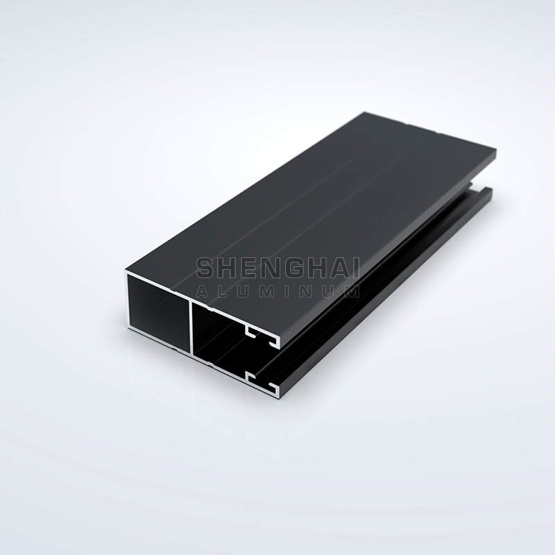 Aluminum guide rail for roller shutter