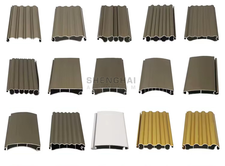 Aluminum roller shutter door profiles gallery