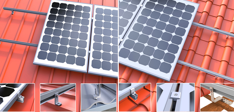 Aluminum solar PV profile