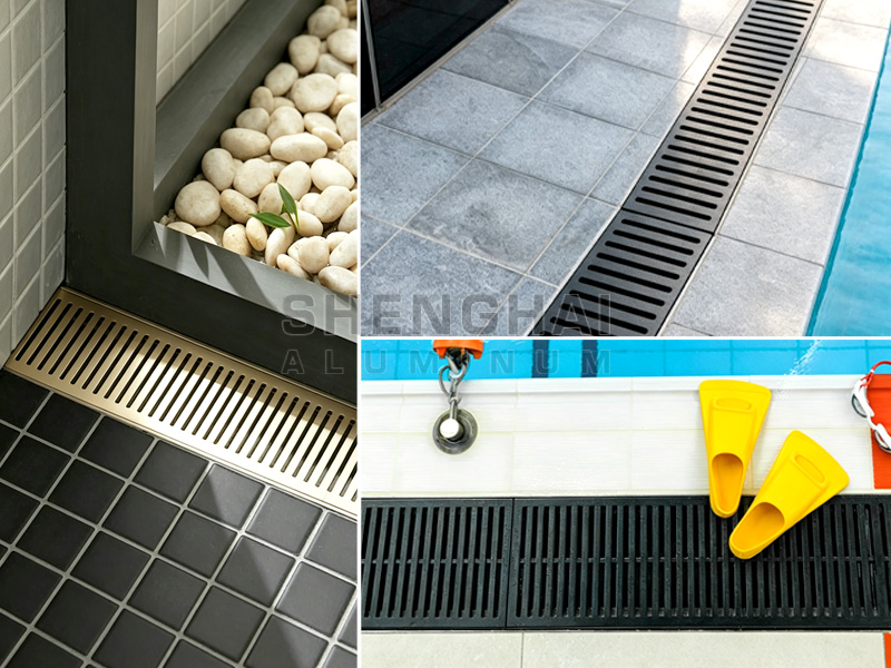 Aluminum stormwater drain application