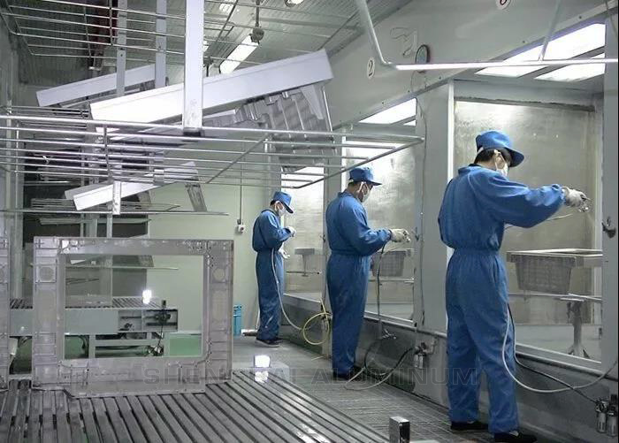 China Aluminum Powder Coated Finish China Aluminum Powder Coated Finish
