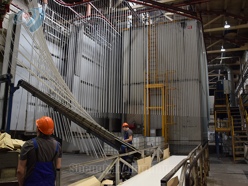China Shenghai powder coated aluminum profile China Shenghai powder coated aluminum profile